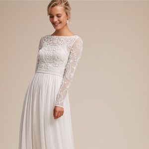 BHLDN Sinclair wedding dress
